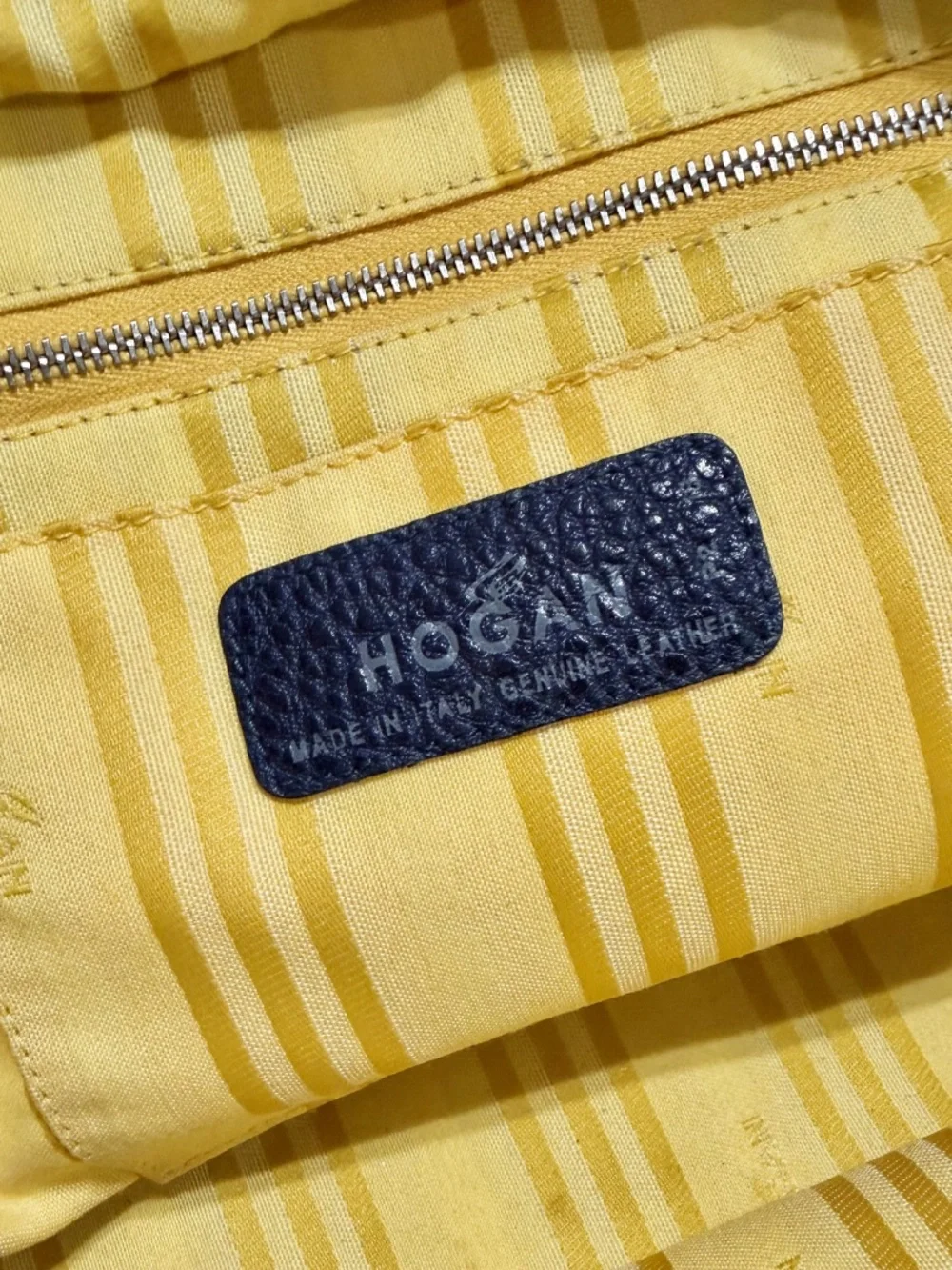 Hogan Satchel Bag Navy Blue